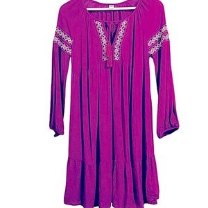 Vibrant Magenta Gypsy Dress